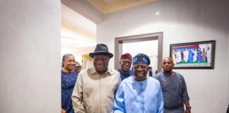 Photos: ECOWAS team, ex-president Jonathan, others visit Asiwaju Bola Ahmed Tinubu