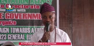 ODSG partners NOA to sensitize residents on achieving credible elections