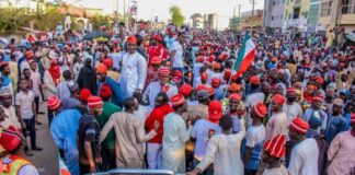 Kano residents jubilate election result despite curfew
