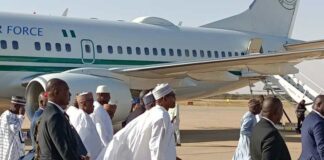 Buhari arrives Katsina for governorship, state assembly elections