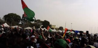 PDP, LP supporters protest in Enugu