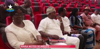 ODSG meets stakeholders in banking industry over naira notes scarcity