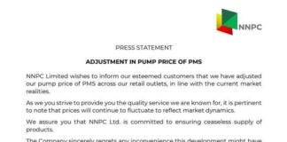 Subsidy: NNPCL confirms adjustment of pump price