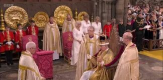 King Charles coronation holds at Westminster Abbey