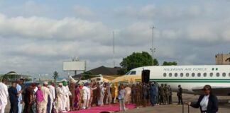 President Tinubu returns to Nigeria after France Summit