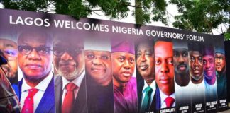 AIYEDATIWA, ABIODUN, OTHER GOVERNORS GRACED RECEPTION AS GOV SANWO-OLU HOSTS PRESIDENT BOLA TINUBU IN LAGOS.