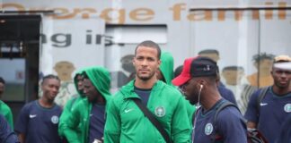 Super Eagles land in Liberia for AFCON 2023 Qualifier