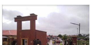 Pictures: Flood overruns Abuja estate after downpour