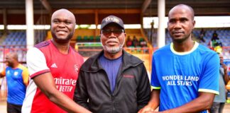 AIYEDATIWA RELISHES ALL STARS AND NAIJA GUNNERS DISPLAYS.