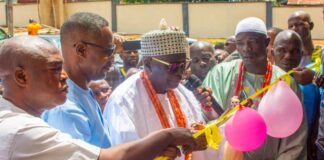 Former federal lawmaker, Adeogun donates Modern Motor Park, Police Lodge to Akoko Communities