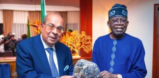 President Tinubu arrives India, heads into top-level investment meeting with Hinduja Chairman after 15-Hour journey