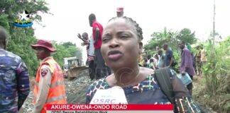 ODSG begins rehabilitation work on deplorable Àkúré-Owena-Ondo road