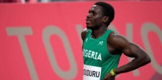 Oduduru banned for 6 years over Doping violation