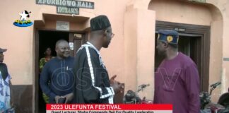 Ulefunta: Guest lecturer Shaba commends Deji for quality leadership