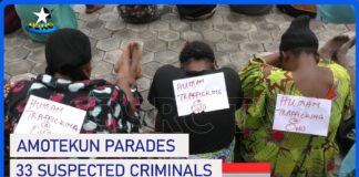 Ondo Amotekun parades 33 suspected criminals
