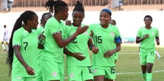 Super Falcons crush Cape Verde girls 5-0 to put one foot in Morocco 2024