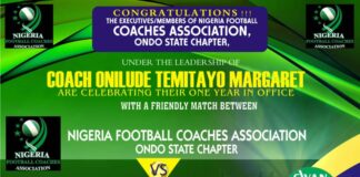 Ondo Football Coaches Association to mark one year in office with novelty match against SWAN Tuesday