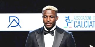 Osimhen Wins Best Striker Award At AIC Oscar del Calcio