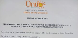 Gov. Aiyedatiwa announces first set of appointments