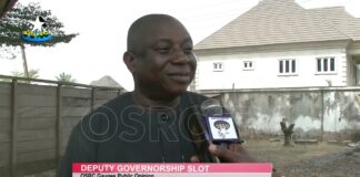 OSRC guages opinion on who becomes Ondo Deputy Governor