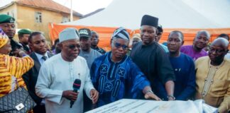 Aiyedatiwa hails Rep Adefiranye’s legislative strides, commissions 4km roads facilitated by Lawmaker